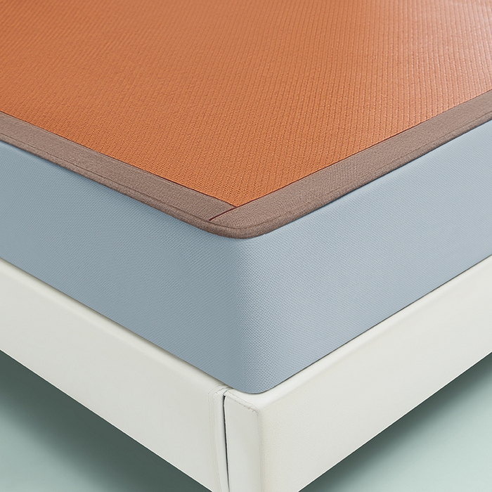 91家纺网 家纺一手货源 找家纺 可恩欣 2026新款双面植物藤席凉席席子 天然棕-床笠款