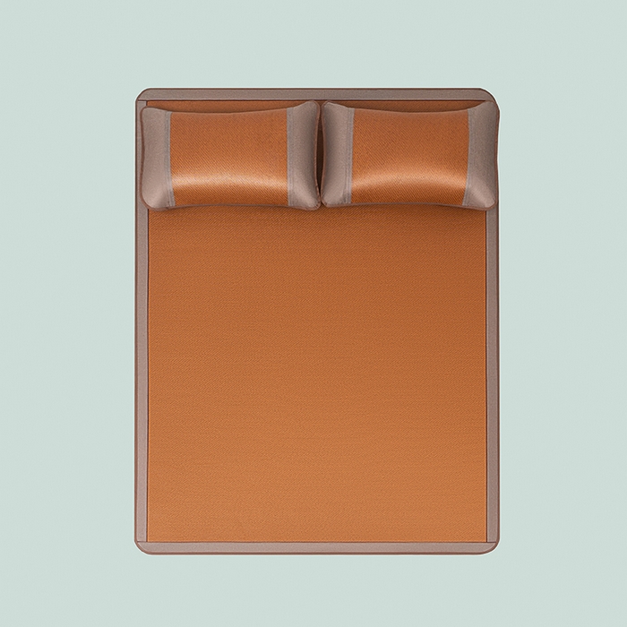 91家纺网 家纺一手货源 找家纺 可恩欣 2026新款双面植物藤席凉席席子 天然棕-床笠款