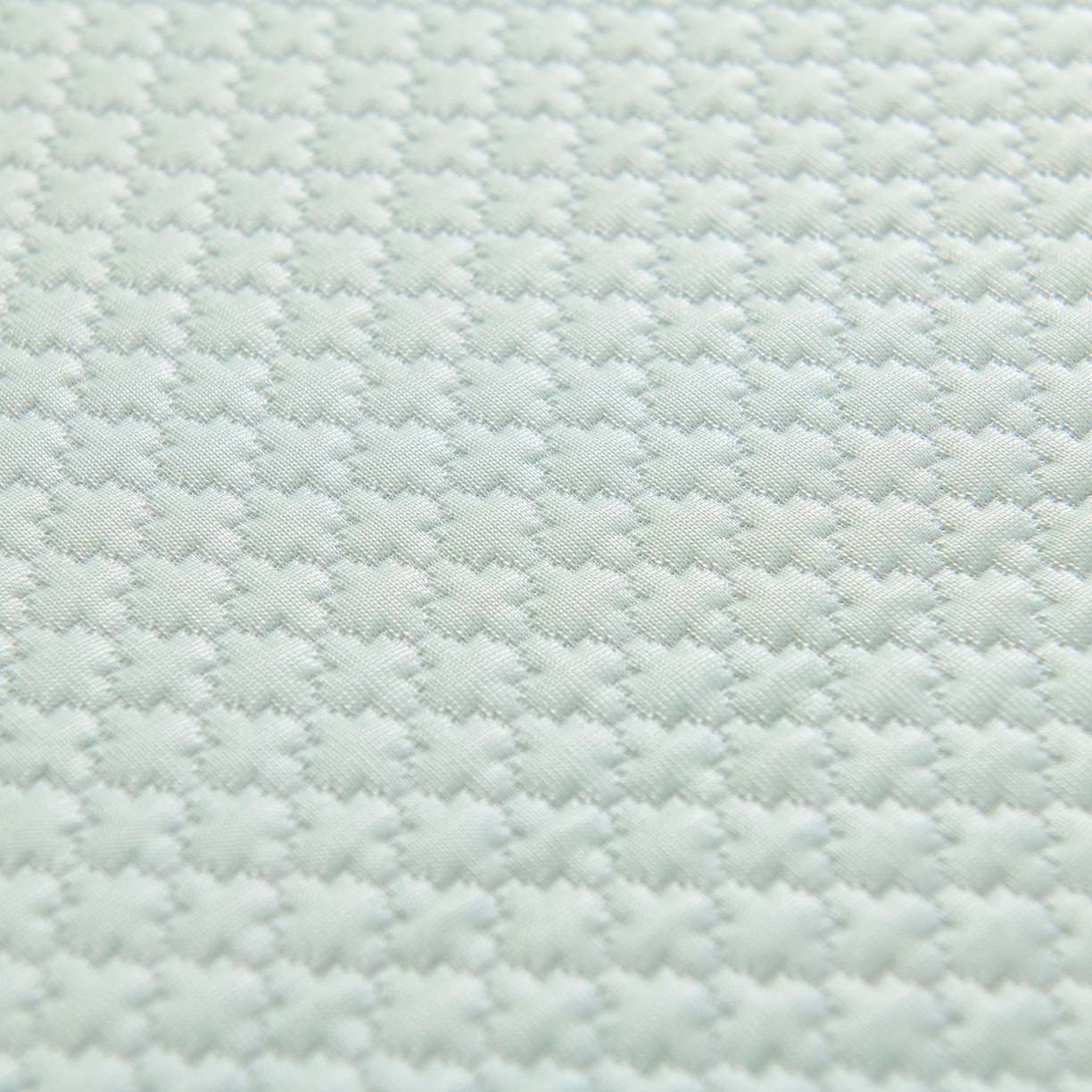 91家纺网 家纺一手货源 找家纺 梵克保罗 2026春夏新款凉感豆豆席极简织带平席款凉席极简贴边款 极简绿