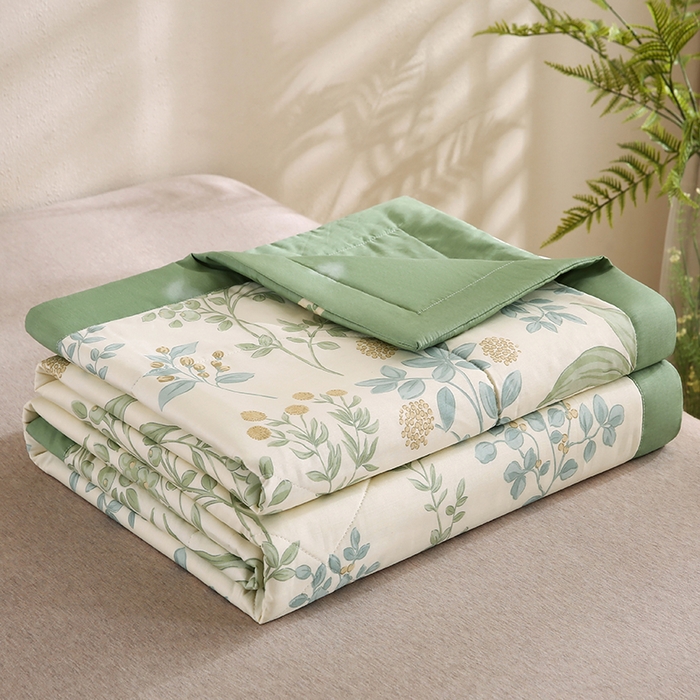 91家纺网 家纺一手货源 找家纺 （总）米萝家居 2026新款里外全棉夏被纯棉棉棉花夏凉被空调被 被子被芯【风格二】