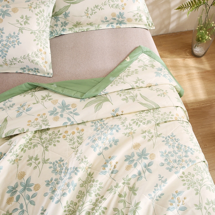 91家纺网 家纺一手货源 找家纺 （总）米萝家居 2026新款里外全棉夏被纯棉棉棉花夏凉被空调被 被子被芯【风格二】