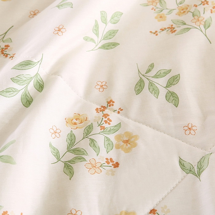 91家纺网 家纺一手货源 找家纺 米萝家居 2026新款里外全棉夏被纯棉棉棉花夏凉被空调被 被子被芯【风格二】 花样年华