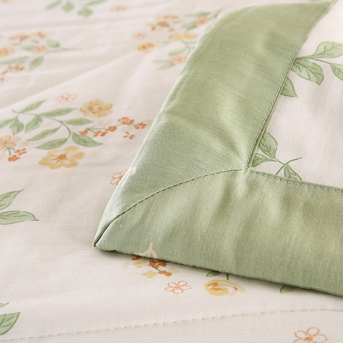 91家纺网 家纺一手货源 找家纺 米萝家居 2026新款里外全棉夏被纯棉棉棉花夏凉被空调被 被子被芯【风格二】 花样年华