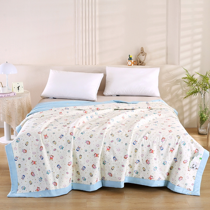 91家纺网 家纺一手货源 找家纺 米萝家居 2026新款里外全棉夏被纯棉棉棉花夏凉被空调被 被子被芯【风格二】 童年回忆-米