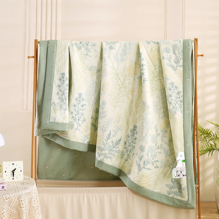 91家纺网 家纺一手货源 找家纺 米萝家居 2026新款里外全棉夏被纯棉棉棉花夏凉被空调被 被子被芯【风格二】 热带风情