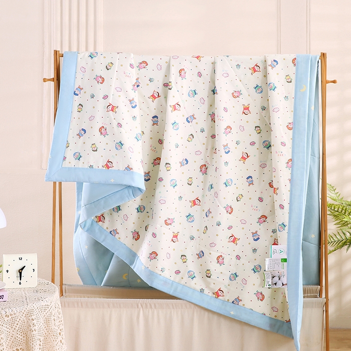 91家纺网 家纺一手货源 找家纺 米萝家居 2026新款里外全棉夏被纯棉棉棉花夏凉被空调被 被子被芯【风格二】 童年回忆-米