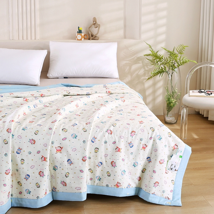 91家纺网 家纺一手货源 找家纺 米萝家居 2026新款里外全棉夏被纯棉棉棉花夏凉被空调被 被子被芯【风格二】 童年回忆-米