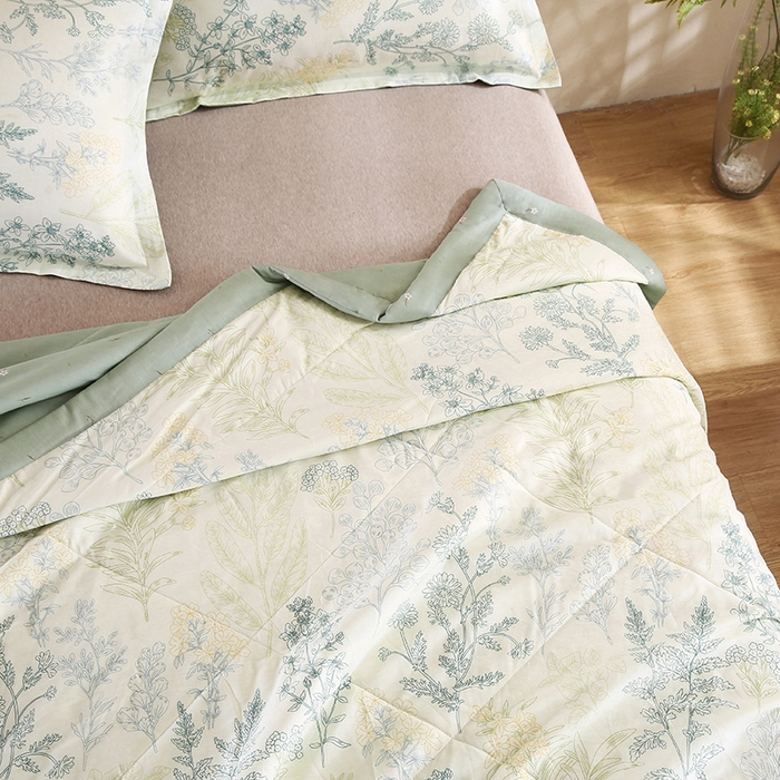 91家纺网 家纺一手货源 找家纺 米萝家居 2026新款里外全棉夏被纯棉棉棉花夏凉被空调被 被子被芯【风格二】 热带风情