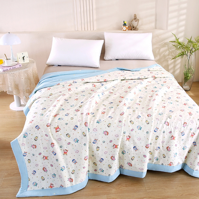 91家纺网 家纺一手货源 找家纺 米萝家居 2026新款里外全棉夏被纯棉棉棉花夏凉被空调被 被子被芯【风格二】 童年回忆-米