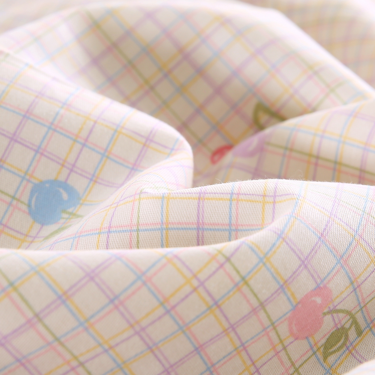 91家纺网 家纺一手货源 找家纺 米萝家居 2026新款里外全棉夏被纯棉棉棉花夏凉被空调被 被子被芯【风格二】 樱桃小可-米