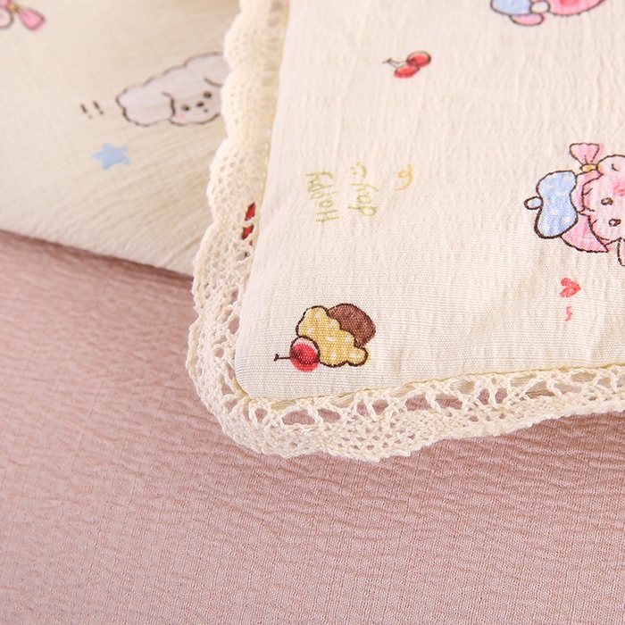 91家纺网 家纺一手货源 找家纺 米萝家居 2026新款100%棉花夏被四件套双层纱夏凉被空调被 被子被芯直播【风格二】 快乐伙伴