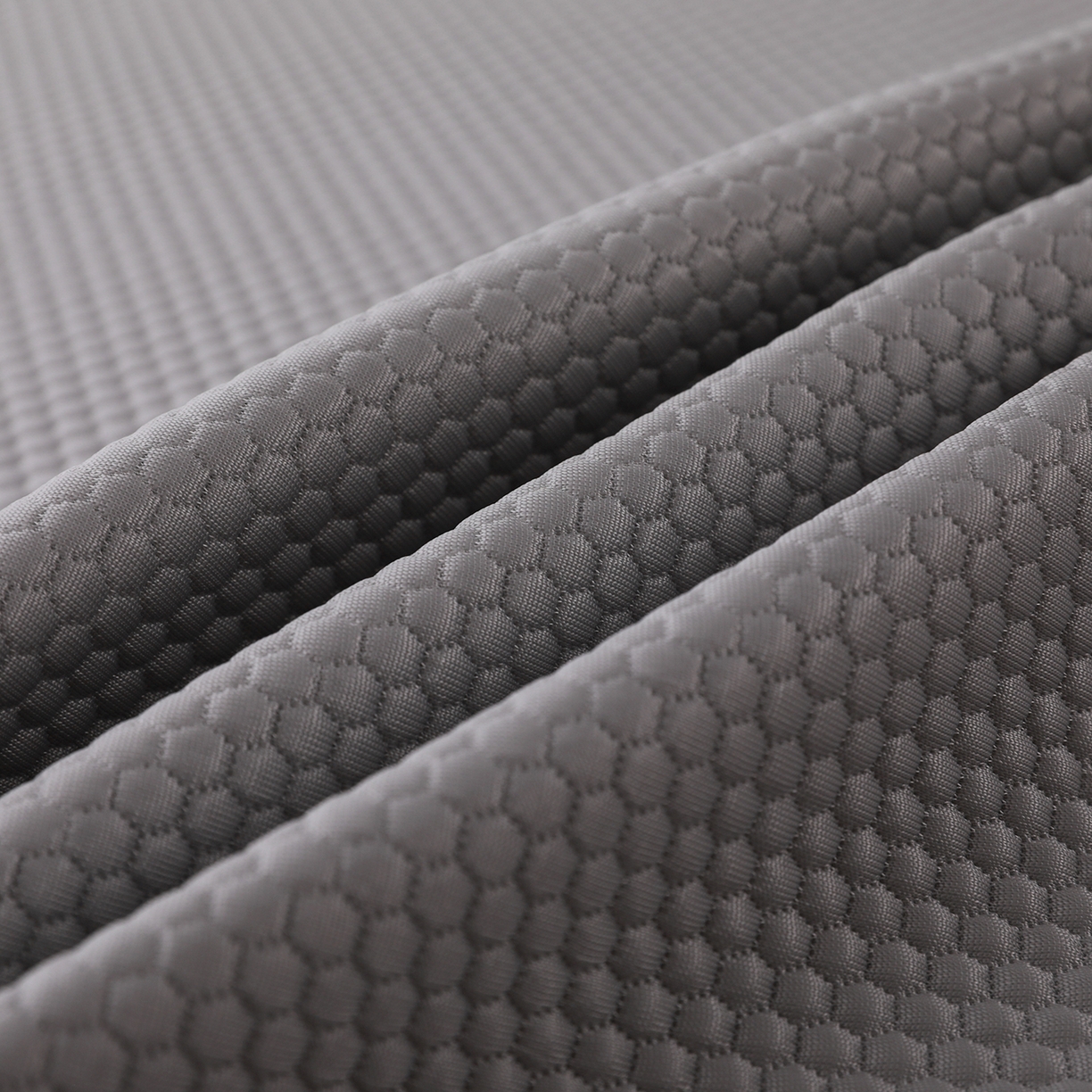 91家纺网 家纺一手货源 找家纺 富馨莱 2026新款PE乙纶高克重冰豆豆席凉感凉席单件平铺款学生宿舍支持一件定制尺寸 冰灰色