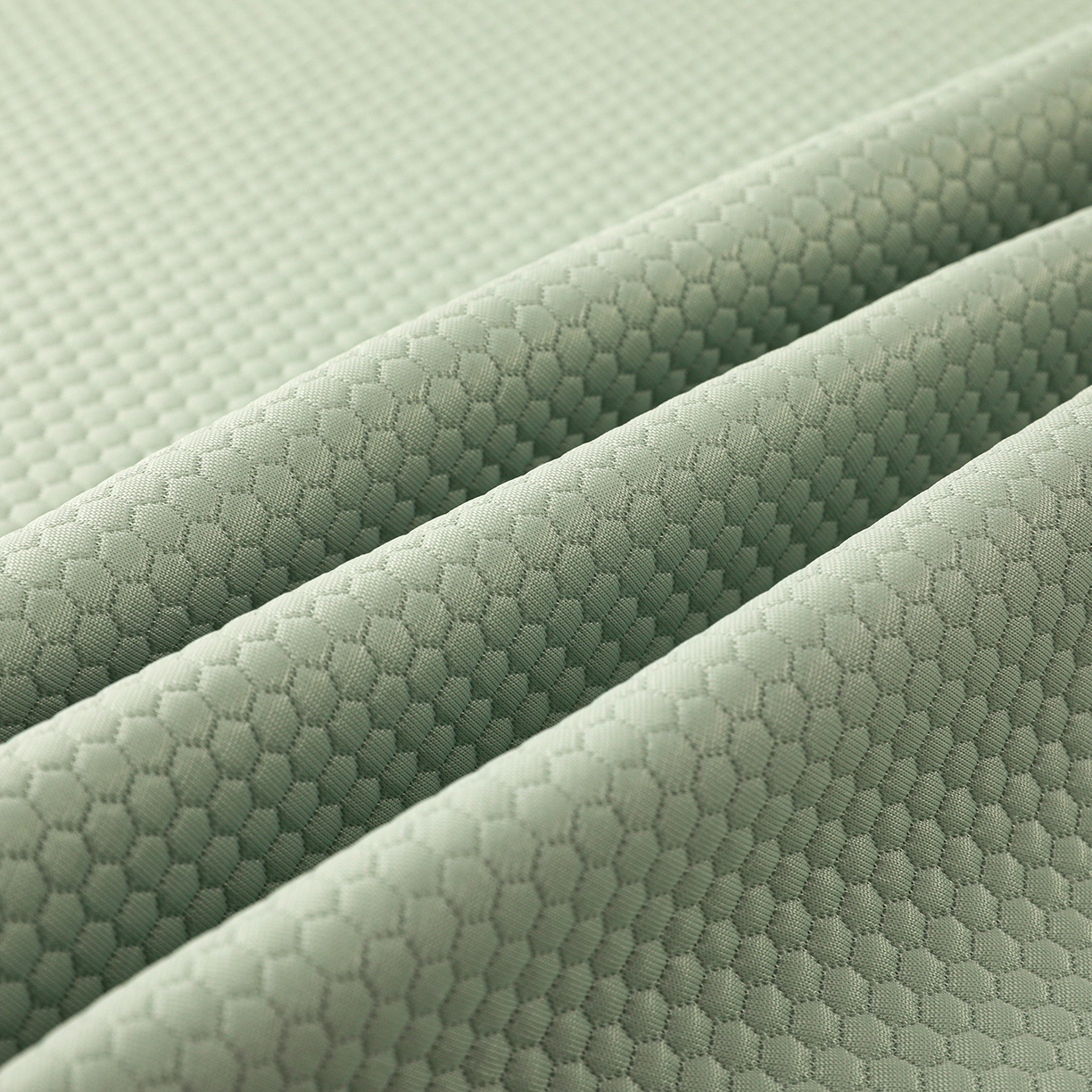 91家纺网 家纺一手货源 找家纺 富馨莱 2026新款PE乙纶高克重冰豆豆席凉感凉席单件平铺款学生宿舍支持一件定制尺寸 冰绿色