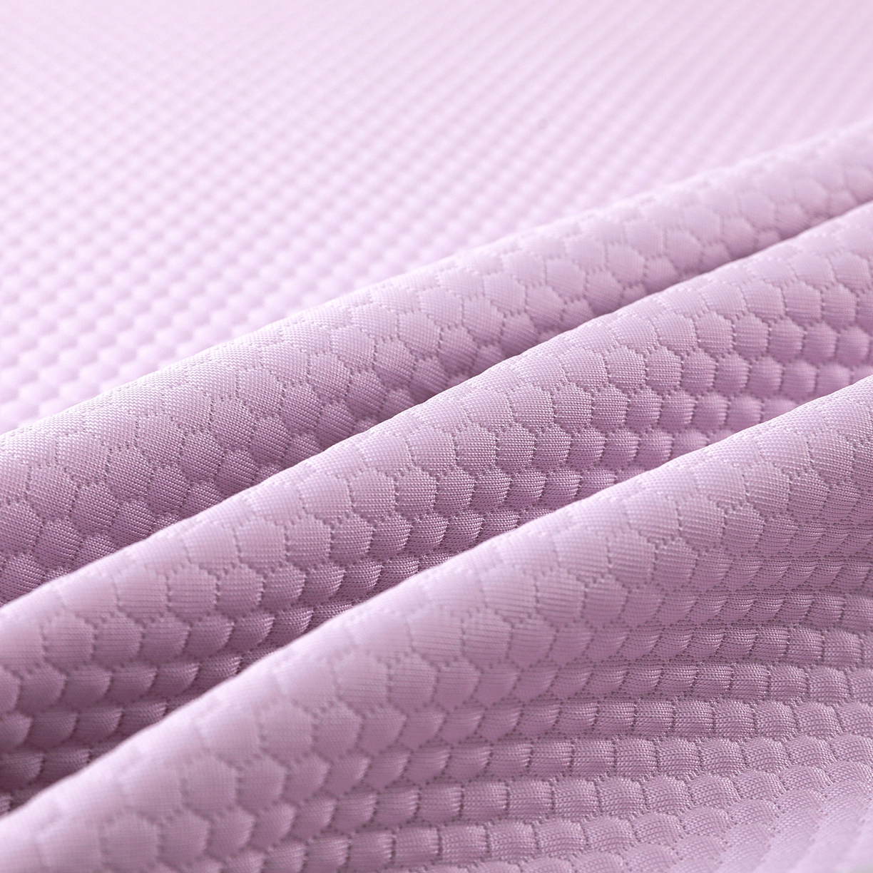 91家纺网 家纺一手货源 找家纺 富馨莱 2026新款PE乙纶高克重冰豆豆席凉感凉席单件平铺款学生宿舍支持一件定制尺寸 冰紫色