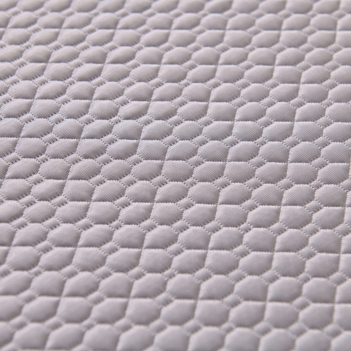 91家纺网 家纺一手货源 找家纺 （总）梵克保罗 2026春夏新款PE中分子凉席三件套纯色平铺豆豆席凉席席子-四叶草系列