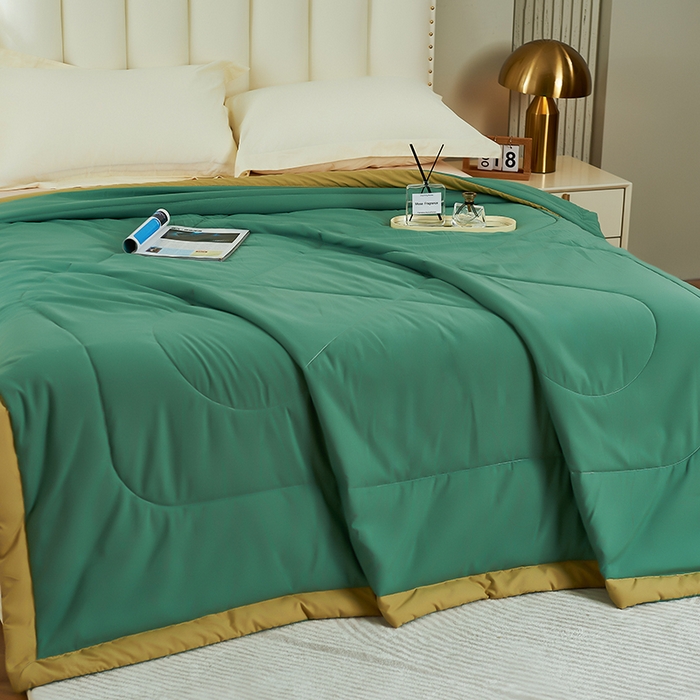 91家纺网 家纺一手货源 找家纺 （总）憨豆家纺 2026新款艾草夏被空调被薄被子艾草驱蚊夏凉被礼品被子