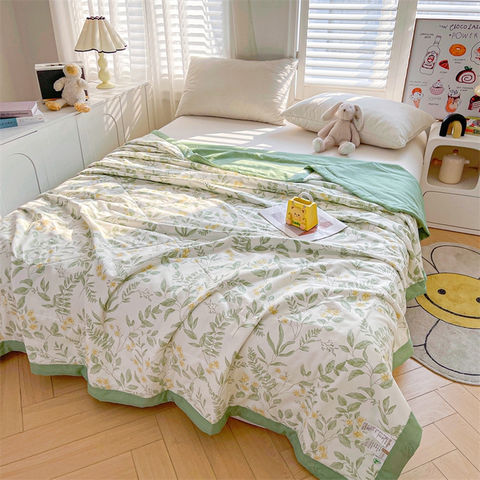 91家纺网 家纺一手货源 找家纺 （总）米萝家居 2026新款全棉夏凉被纯棉空调被印花夏被【风格二】