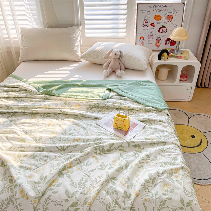 91家纺网 家纺一手货源 找家纺 （总）米萝家居 2026新款全棉夏凉被纯棉空调被印花夏被【风格二】