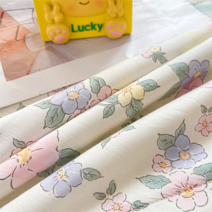 91家纺网 家纺一手货源 找家纺 米萝家居 2026新款全棉夏凉被纯棉空调被印花夏被【风格二】 梦入芬芳