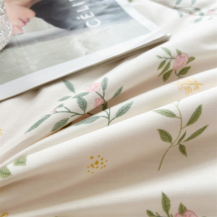 91家纺网 家纺一手货源 找家纺 米萝家居 2026新款全棉夏凉被纯棉空调被印花夏被【风格二】 碧叶粉黛