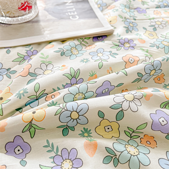 91家纺网 家纺一手货源 找家纺 米萝家居 2026新款全棉夏凉被纯棉空调被印花夏被【风格二】 碎花细雨