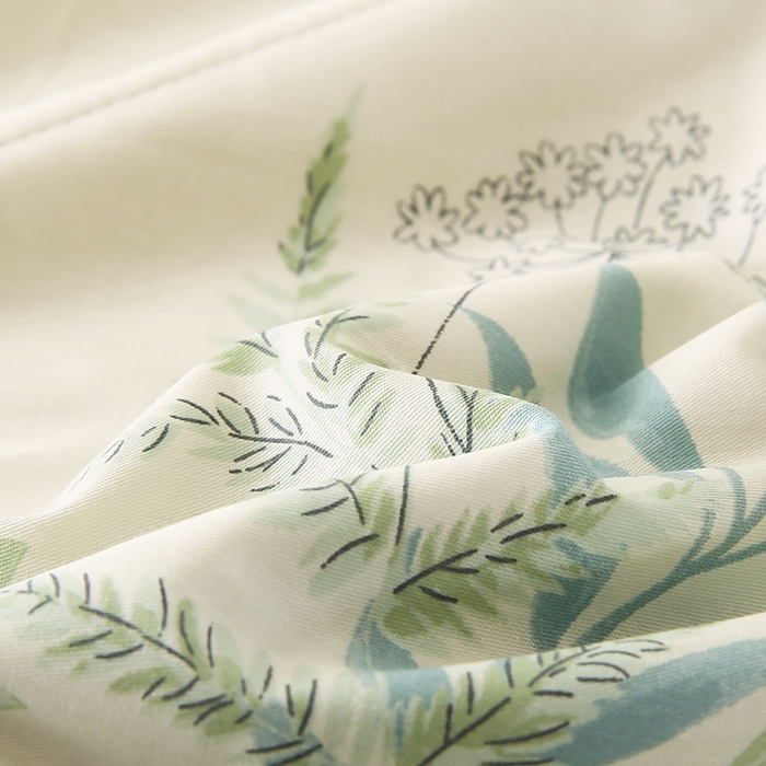 91家纺网 家纺一手货源 找家纺 米萝家居 2026新款全棉夏凉被纯棉空调被印花夏被【风格二】 浅花悠悠