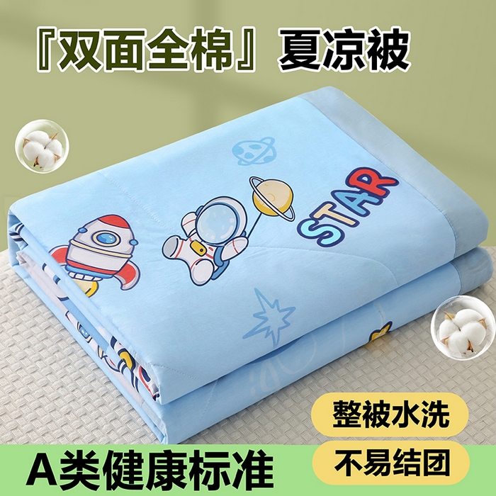 米萝家居 2026新款全棉夏凉被纯棉空调被印花夏被【风格二】 探索星球