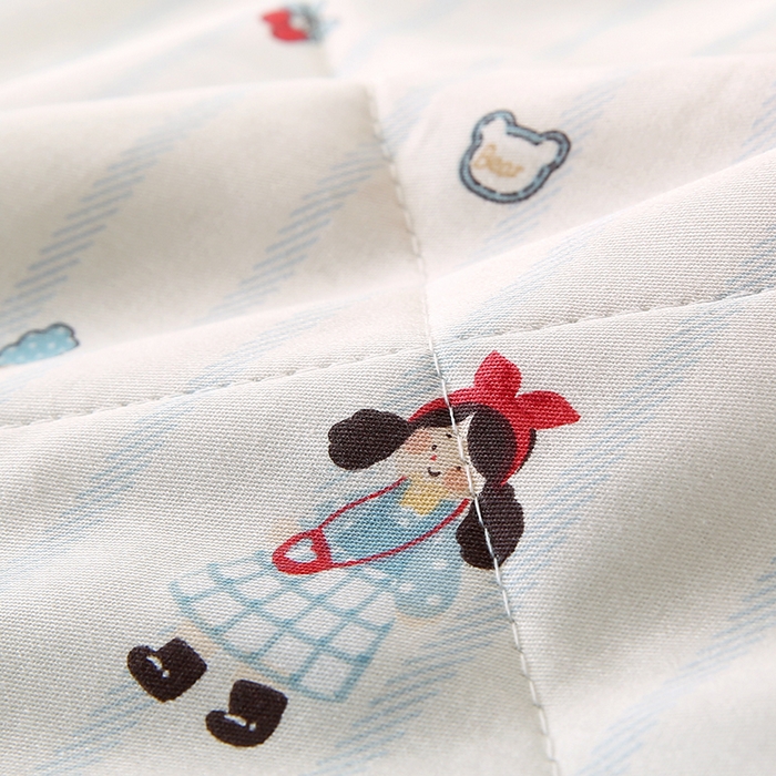 91家纺网 家纺一手货源 找家纺 米萝家居 2026新款全棉夏凉被纯棉空调被印花夏被【风格二】 少女日记