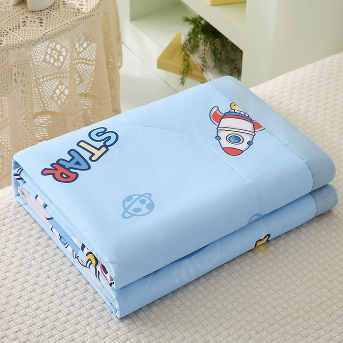 91家纺网 家纺一手货源 找家纺 米萝家居 2026新款全棉夏凉被纯棉空调被印花夏被【风格二】 探索星球