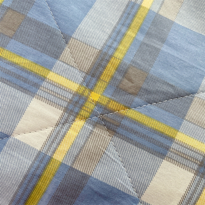 91家纺网 家纺一手货源 找家纺 米萝家居 2026新款全棉夏凉被纯棉空调被印花夏被【风格二】 蓝调格韵