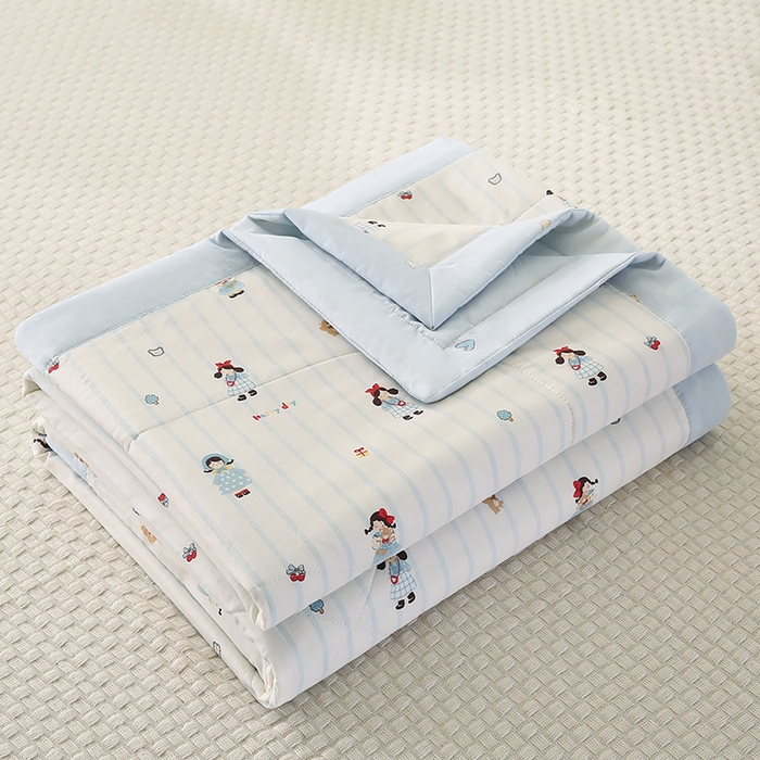 91家纺网 家纺一手货源 找家纺 米萝家居 2026新款全棉夏凉被纯棉空调被印花夏被【风格二】 少女日记