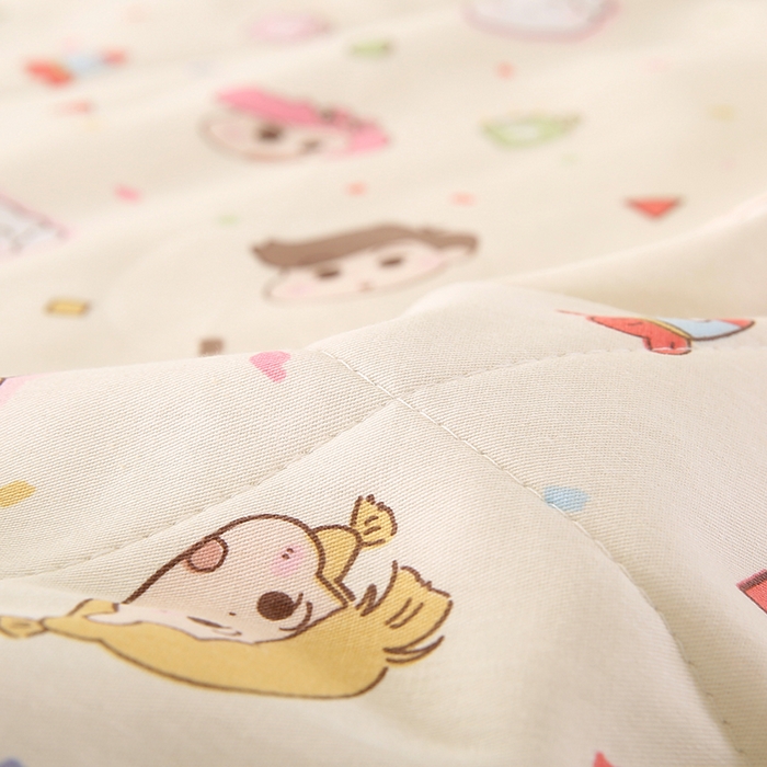 91家纺网 家纺一手货源 找家纺 米萝家居 2026新款全棉夏凉被纯棉空调被印花夏被【风格二】 糖果幼儿园