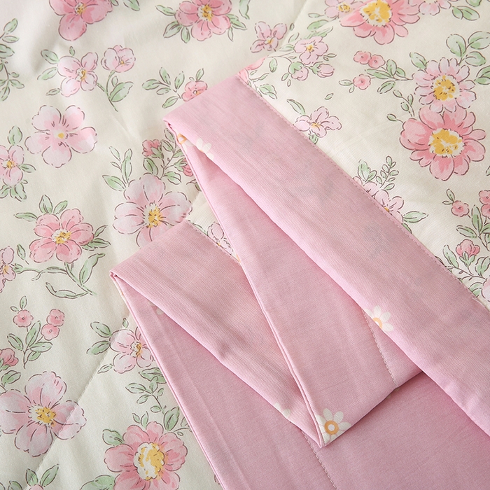 91家纺网 家纺一手货源 找家纺 米萝家居 2026新款全棉夏凉被纯棉空调被印花夏被【风格二】 依美莎