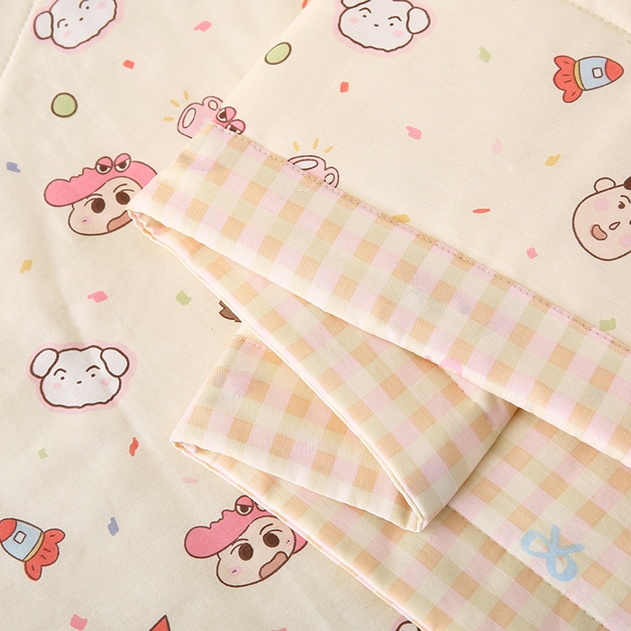 91家纺网 家纺一手货源 找家纺 米萝家居 2026新款全棉夏凉被纯棉空调被印花夏被【风格二】 糖果幼儿园