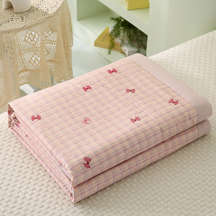 91家纺网 家纺一手货源 找家纺 米萝家居 2026新款全棉夏凉被纯棉空调被印花夏被【风格二】 梦境手帐