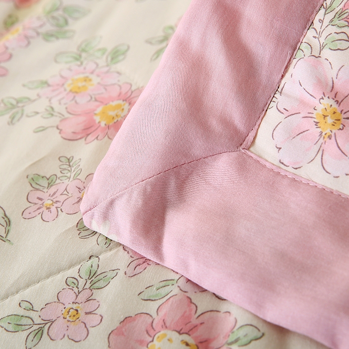 91家纺网 家纺一手货源 找家纺 米萝家居 2026新款全棉夏凉被纯棉空调被印花夏被【风格二】 依美莎