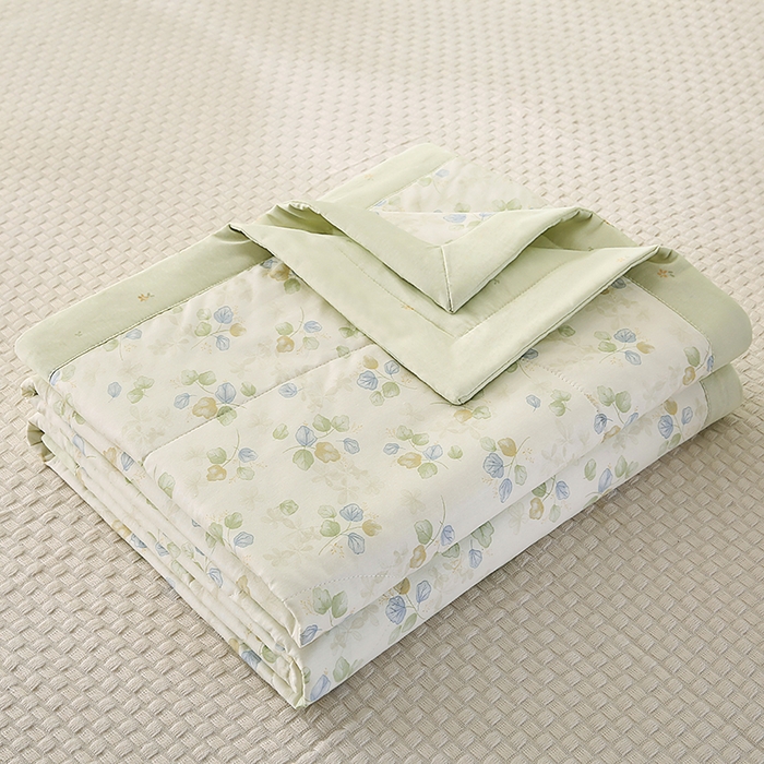 91家纺网 家纺一手货源 找家纺 米萝家居 2026新款全棉夏凉被纯棉空调被印花夏被【风格二】 青岚语