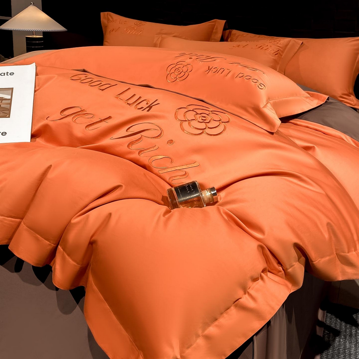 91家纺网 家纺一手货源 找家纺 （总）润锦云 2026新款100s全棉长绒棉纯棉刺绣四件套-如愿