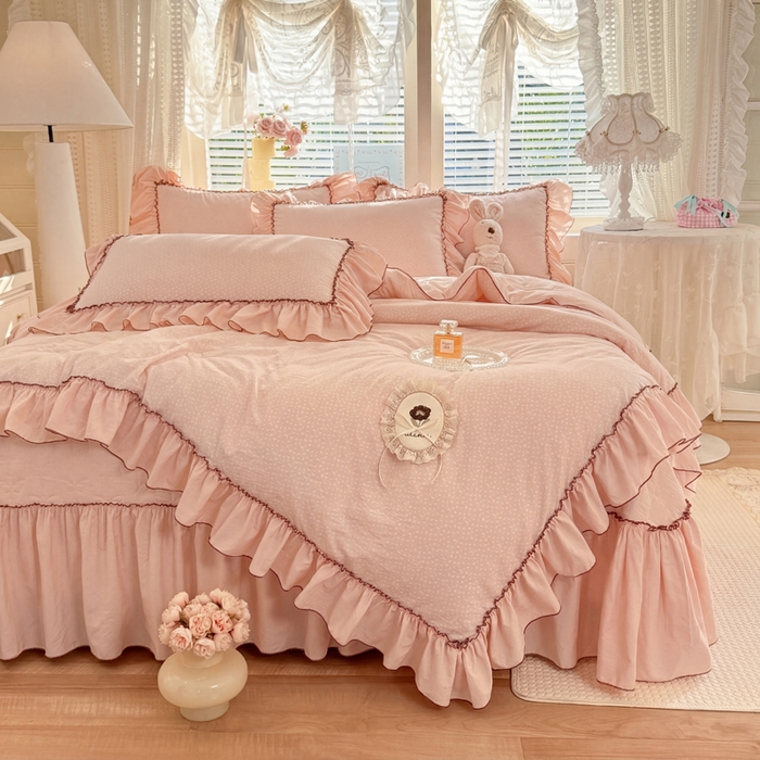 91家纺网 家纺一手货源 找家纺 （总）苏米娜家纺SUMINA 2026春夏超柔云朵棉夏被床盖款四件套-安妮系列