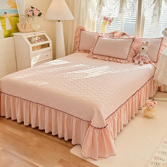 91家纺网 家纺一手货源 找家纺 （总）苏米娜家纺SUMINA 2026春夏超柔云朵棉夏被床盖款四件套-安妮系列