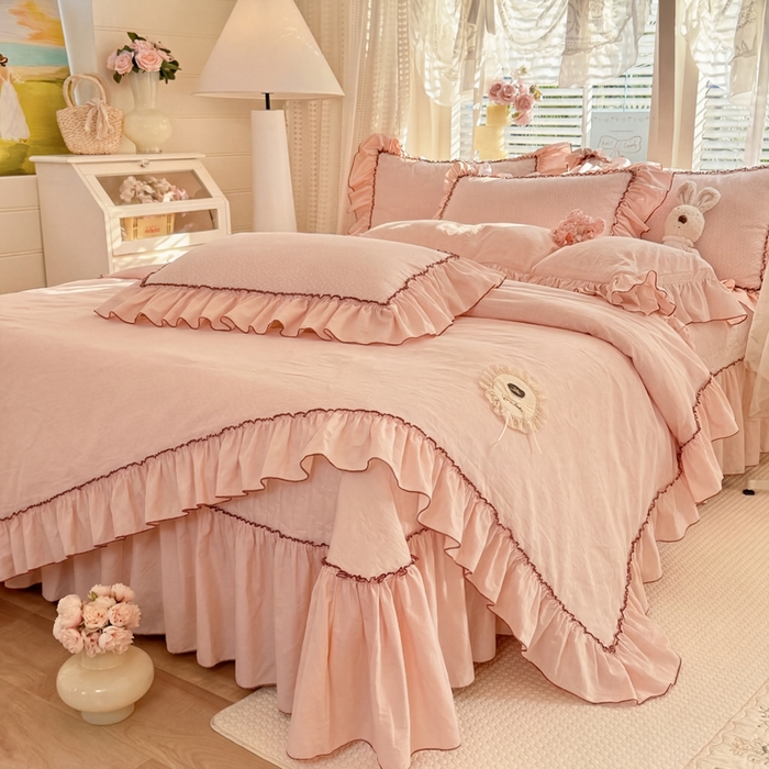 91家纺网 家纺一手货源 找家纺 （总）苏米娜家纺SUMINA 2026春夏超柔云朵棉夏被床盖款四件套-安妮系列