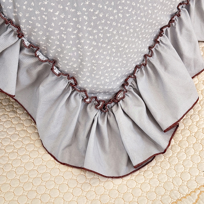 91家纺网 家纺一手货源 找家纺 苏米娜家纺SUMINA 2026春夏超柔云朵棉夏被床盖款四件套-安妮系列 安妮-可可灰