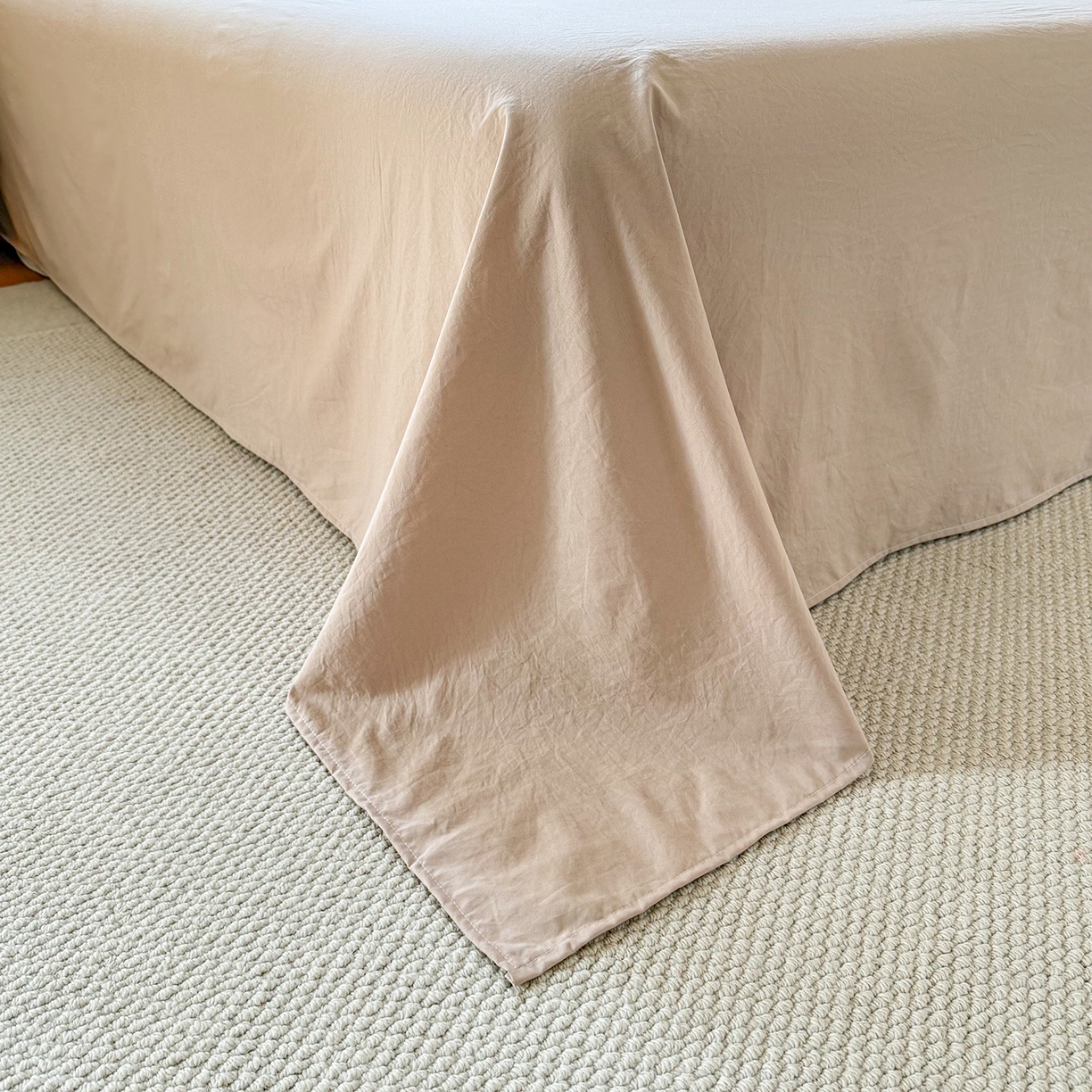 91家纺网 家纺一手货源 找家纺 铭浩家纺 2026春夏新款A类古法水洗云朵四件套 泊莎莉