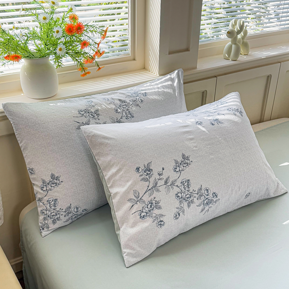 91家纺网 家纺一手货源 找家纺 铭浩家纺 2026春夏新款A类古法水洗云朵四件套 乔希-兰