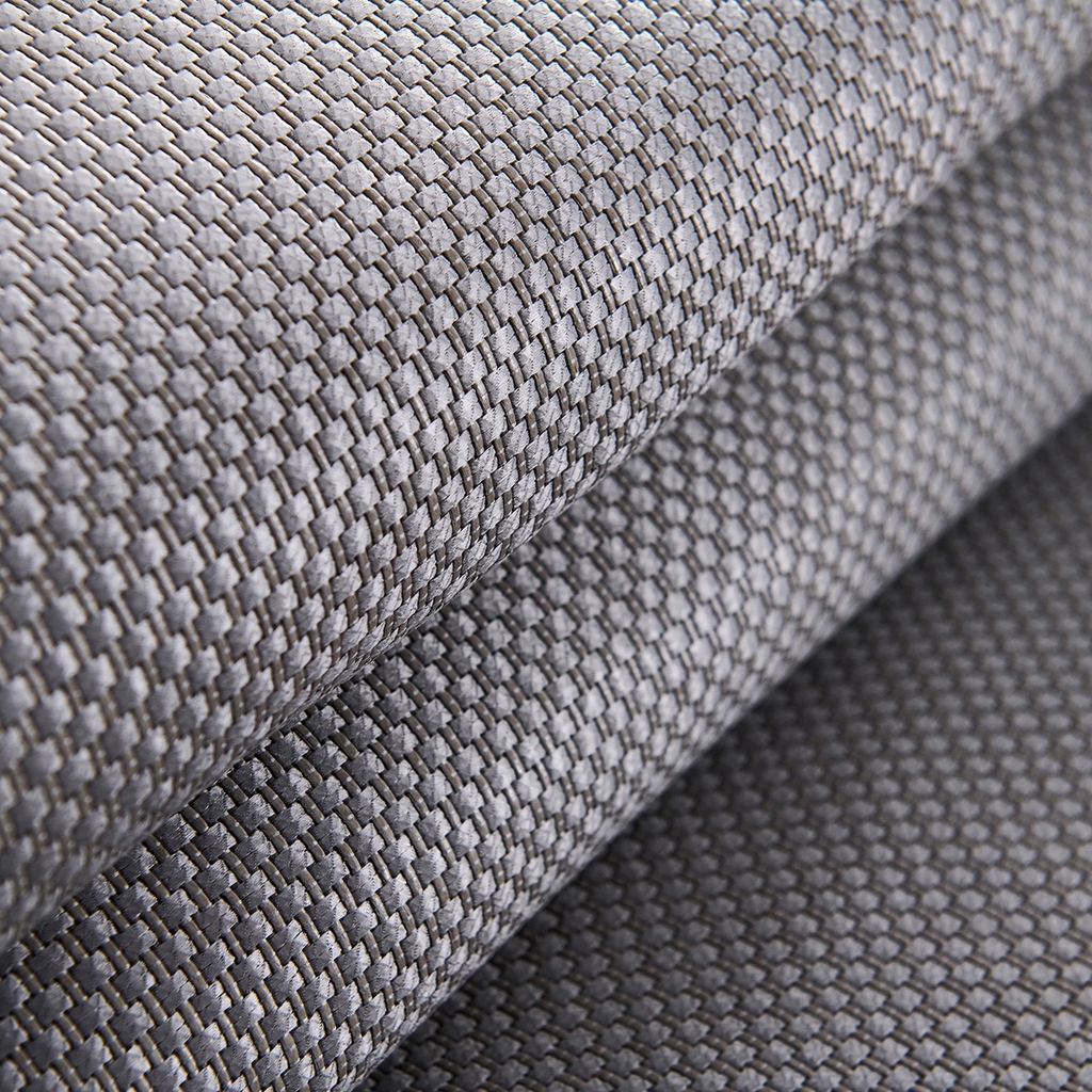 91家纺网 家纺一手货源 找家纺 梵克保罗 2026春夏新款3D复合冰藤凉席三件套 冰藤-落日-灰