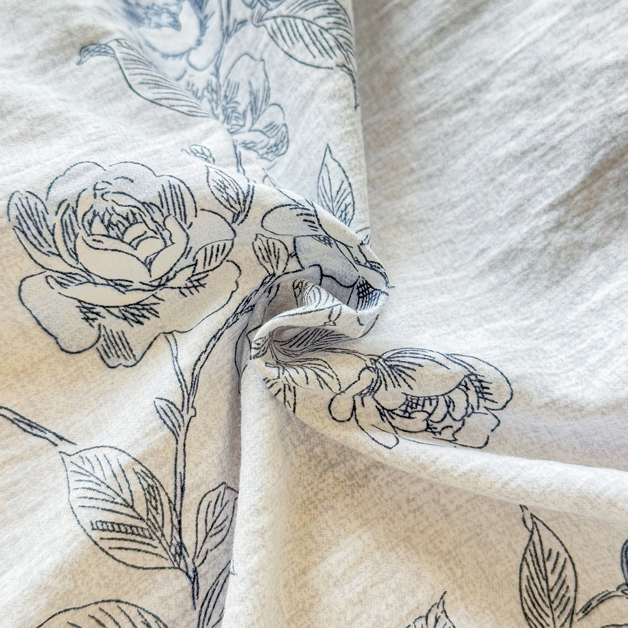 91家纺网 家纺一手货源 找家纺 铭浩家纺 2026春夏新款A类古法水洗云朵四件套 乔希-兰