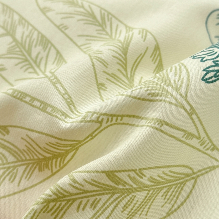 91家纺网 家纺一手货源 找家纺 优彩 2026春夏新款全棉纯棉13070跑量款特价小碎花卡通四件套 幽兰花谷