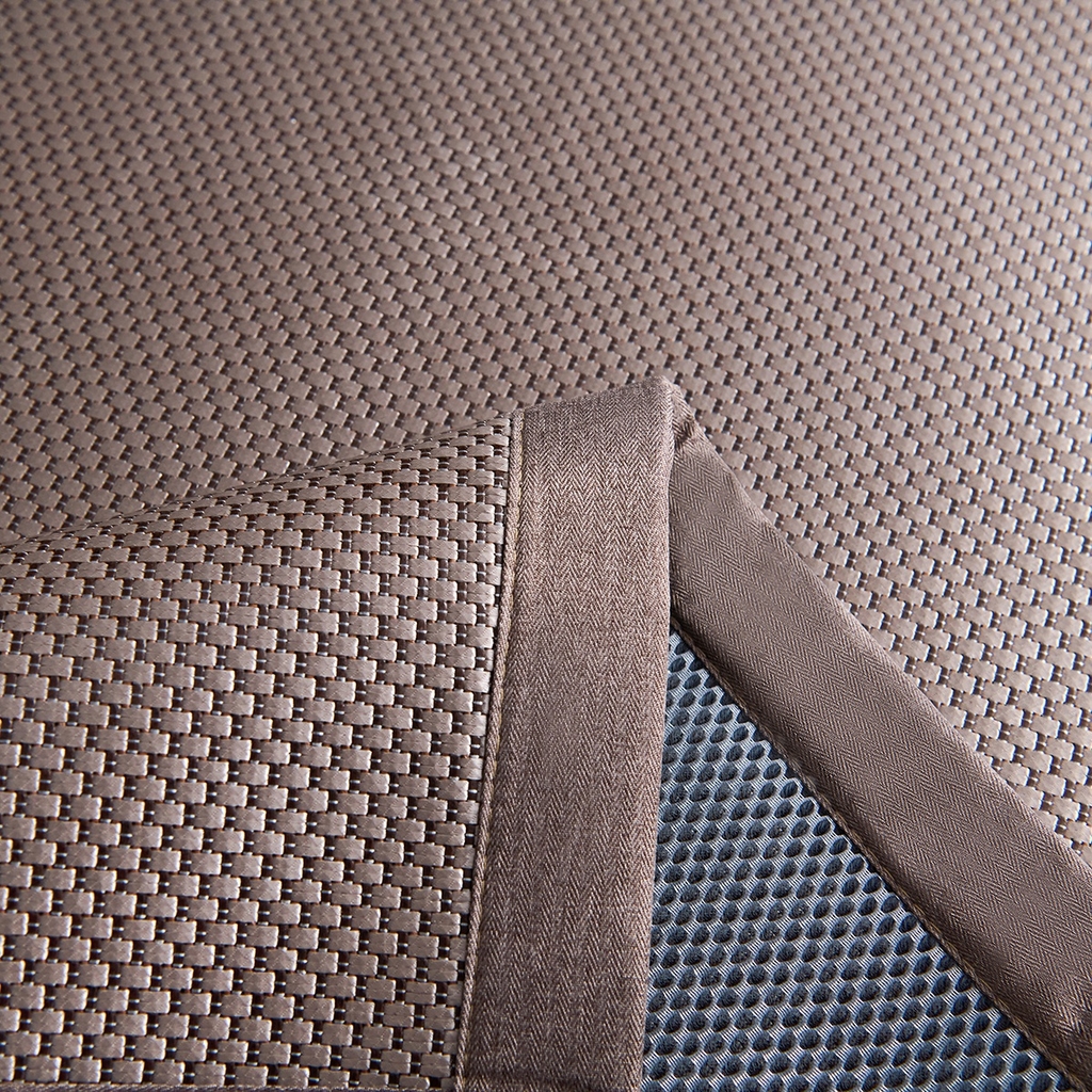 91家纺网 家纺一手货源 找家纺 梵克保罗 2026春夏新款3D复合冰藤凉席三件套 冰藤-落日-香槟