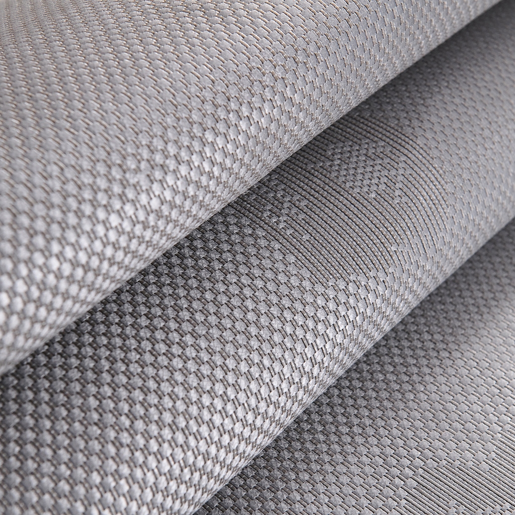 91家纺网 家纺一手货源 找家纺 梵克保罗 2026春夏新款3D复合冰藤凉席三件套 冰藤-心心相印-灰