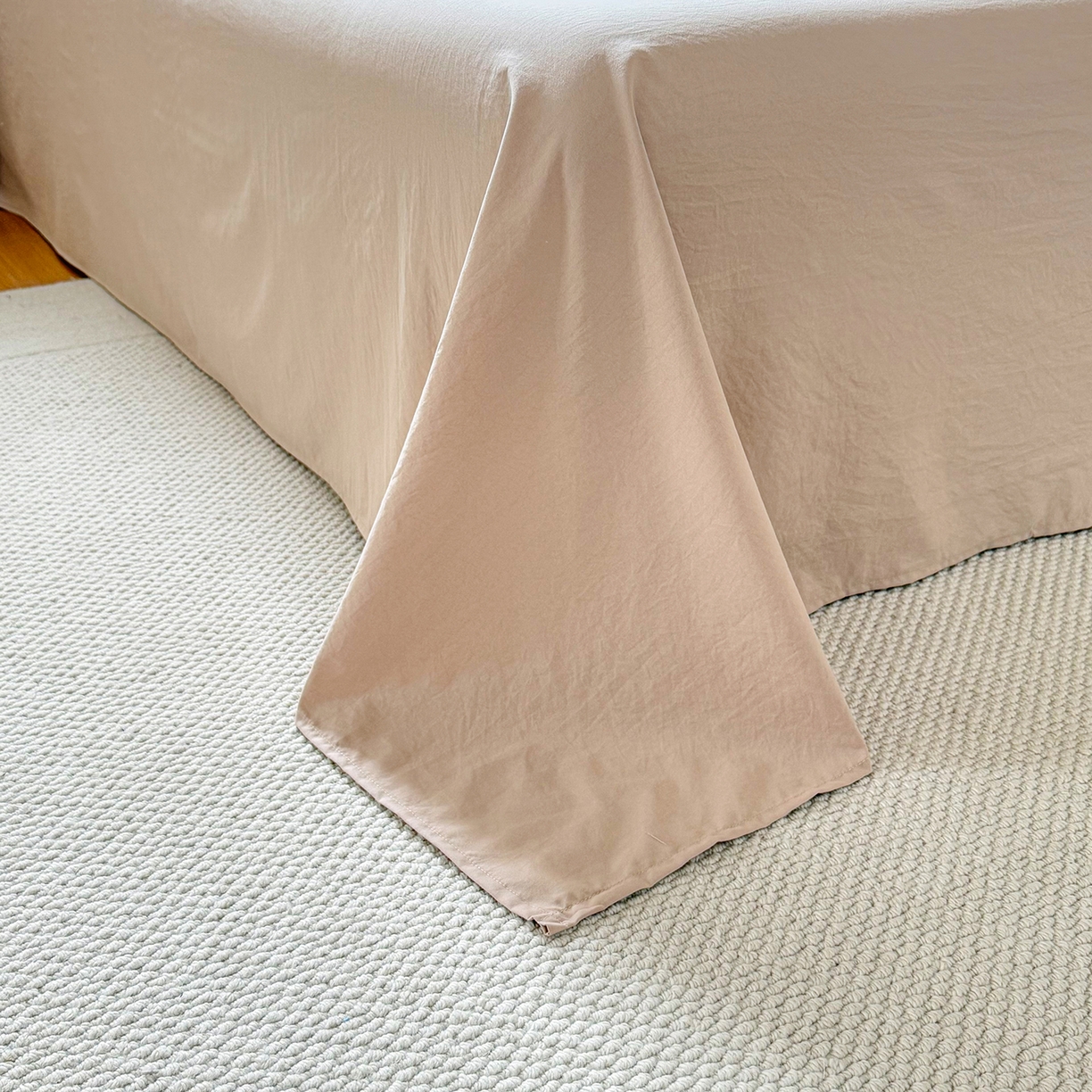 91家纺网 家纺一手货源 找家纺 铭浩家纺 2026春夏新款A类古法水洗云朵四件套 莎莉城堡